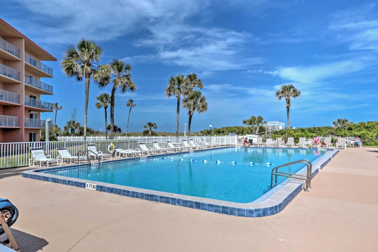 Oceanfront Cocoa Beach Condo With View Walk To Pier מראה חיצוני תמונה