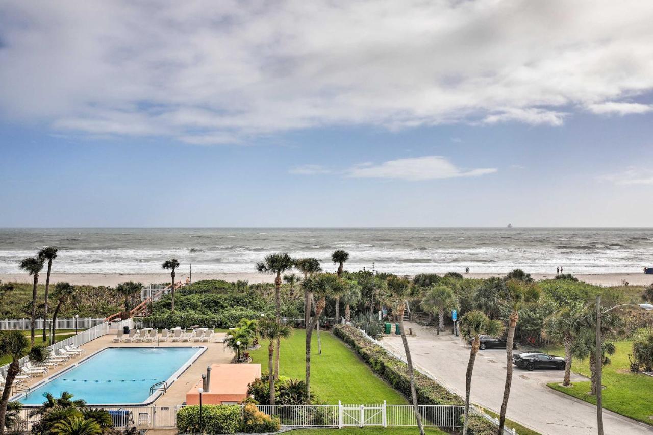 Oceanfront Cocoa Beach Condo With View Walk To Pier מראה חיצוני תמונה